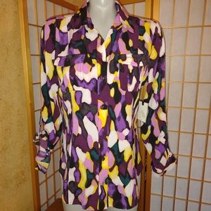 Dana Buchman, NEW blouse, medium. FINAL PRICE DROP 💧💧💧💧